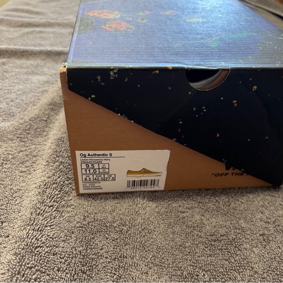 Vans Vault OG Authentic SP LX Julian Klincewicz Suede Nugget Gold Size 9.5 - Picture 4 of 10